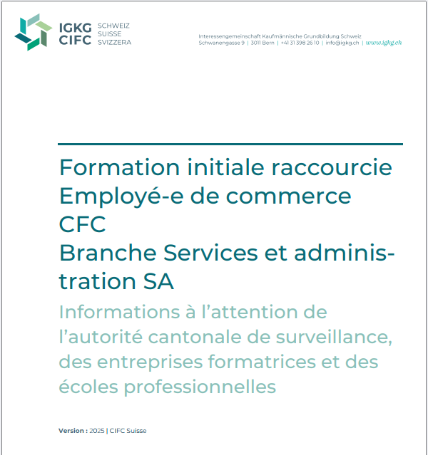 Page de garde - CFC Raccourci